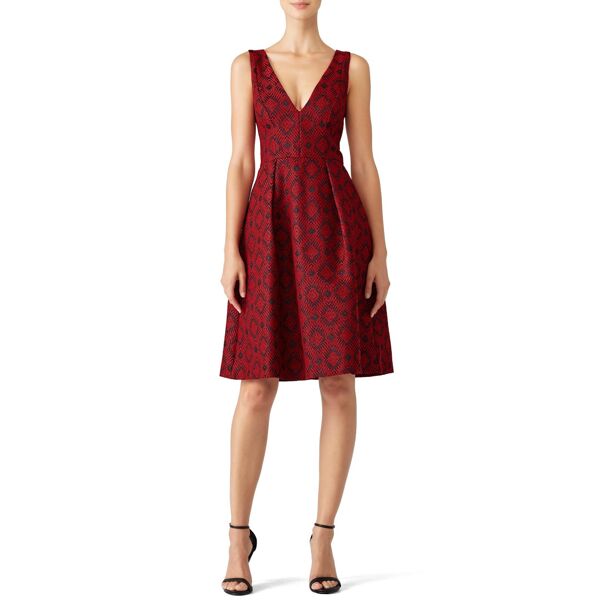 Hutch Red Printed Everly Dress red-print
