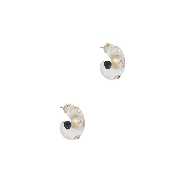 Alexis Bittar Crystal Studded Chubbie Huggies crystal_clear-gold