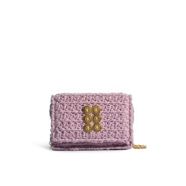 Kooreloo Purple Crochet Clutch purple