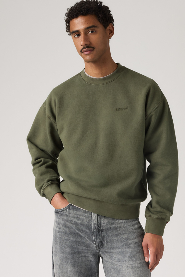 Levi's Authentic Crewneck Sweatshirt - male - L - Green