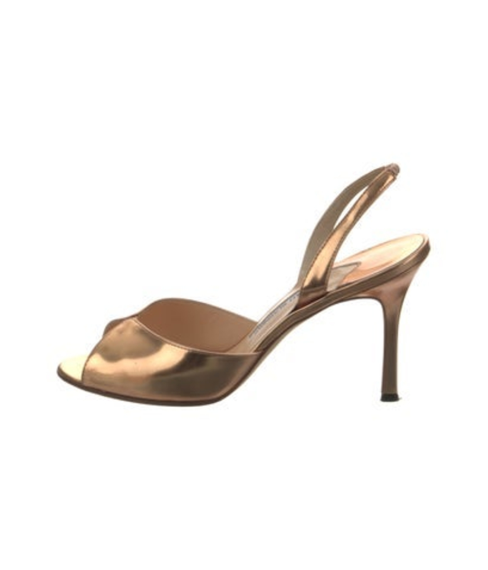 Manolo Blahnik Gold Manolo Blahnik