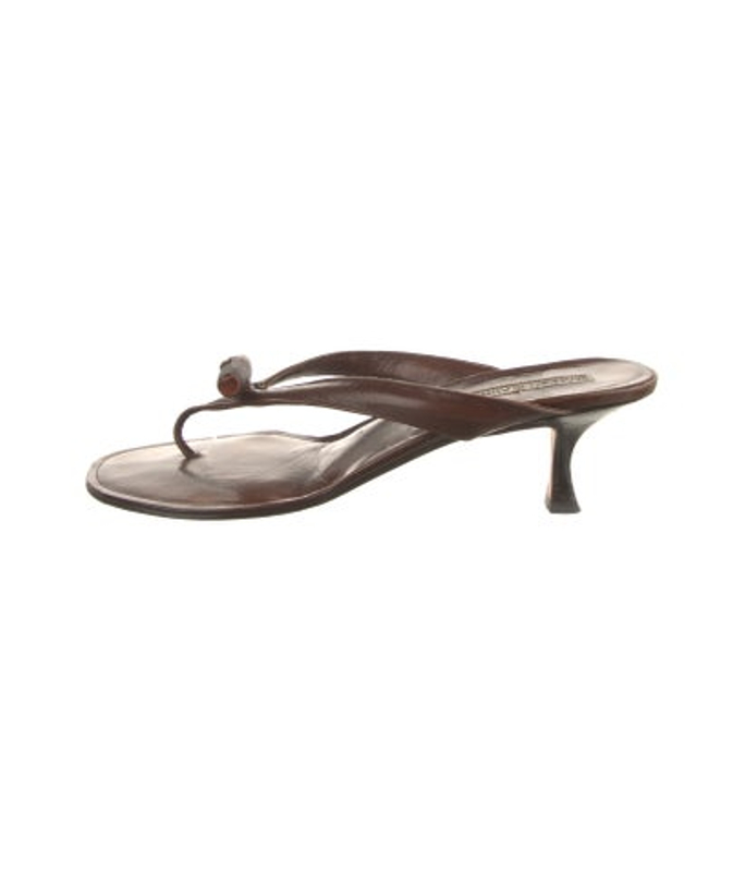 Manolo Blahnik Brown Manolo Blahnik
