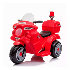 Moto a Batería Stark Policía Rojo