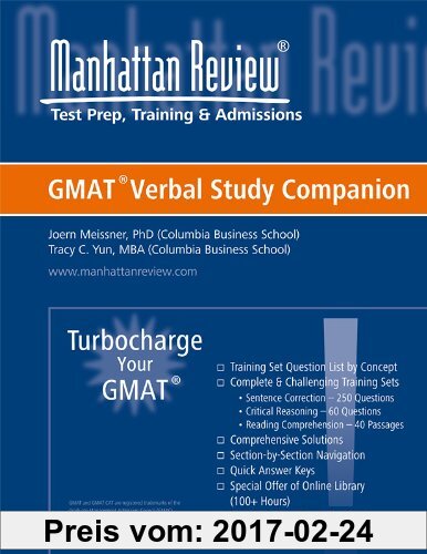 Gebr. - Verbal Study Companion - Turbocharge Your GMAT