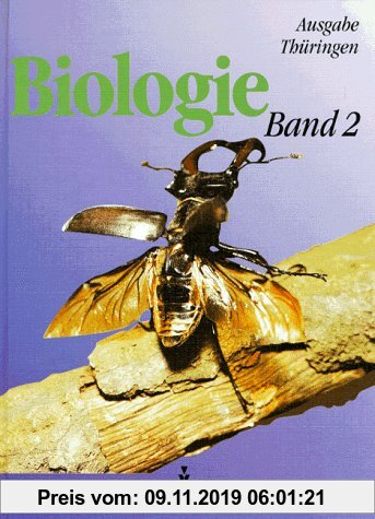 Gebr. - Biologie - Ausgabe Volk und Wissen - Regelschule Thüringen - Vergriffene Ausgabe: Biologie Band 2, Ausgabe für die Neuen Bundesländer, Lehrbuc