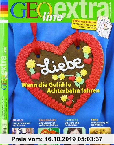 Gebr. - Geolino Extra, Nr.  28: Liebe - Wenn die Gefühle Achterbahn fahren, (inkl. DVD)