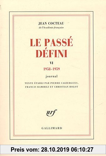 Gebr. - Le passé défini : Tome 6, journal 1958-1959