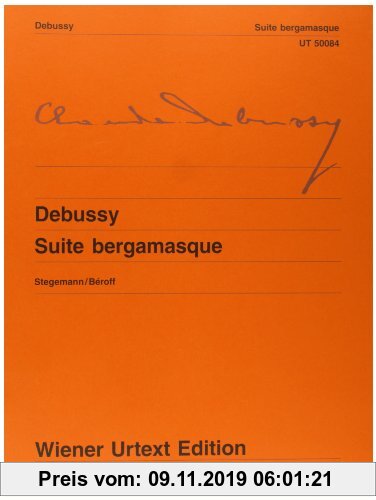 Gebr. - Suite bergamasque: Nach der Erstausgabe. Klavier. (Wiener Urtext Edition)