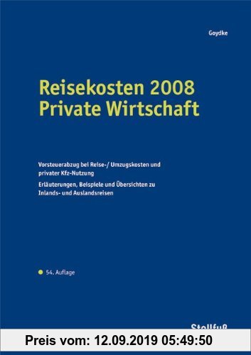 Gebr. - Reisekosten 2008 Private Wirtschaft