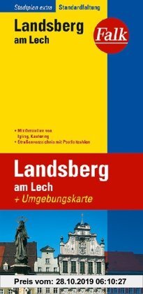Gebr. - Falk Stadtplan Extra Standardfaltung Landsberg am Lech