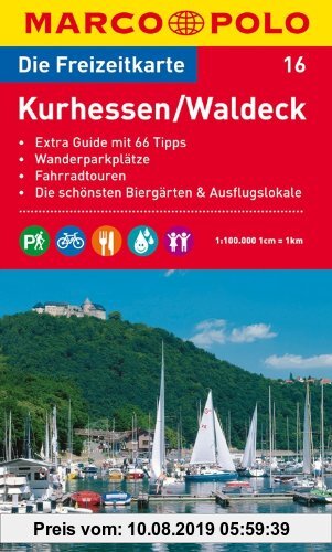 Gebr. - MARCO POLO Freizeitkarte Kurhessen, Waldeck 1:100.000