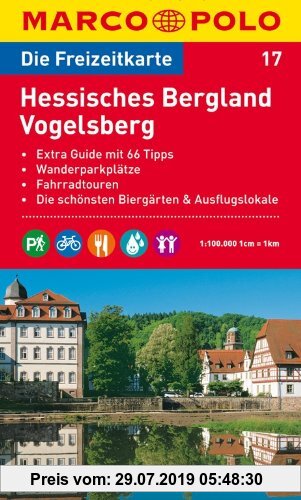 Gebr. - MARCO POLO Freizeitkarte Hessisches Bergland, Vogelsberg 1:100.000