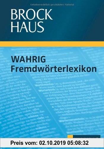 Gebr. - Brockhaus - Wahrig Fremdwörterlexikon