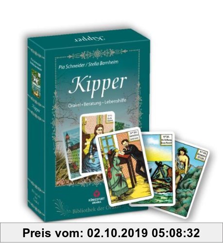 Gebr. - Bibliothek der Orakel -- Kipper. Set mit Buch und Karten. Orakel - Beratung - Lebenshilfe.: Bibliothek der Orakel. Orakel - Beratung - Lebensh