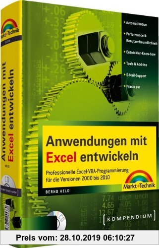 Gebr. - Anwendungen mit Excel entwickeln: Professionelle Excel-VBA-Programmierung für die Versionen 2000 bis 2010 (Kompendium / Handbuch)