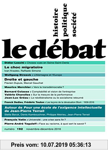 Gebr. - Le Debat N192 (Novembre-Decembre 2016)