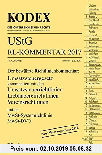 Gebr. - KODEX UStG-Richtlinien-Kommentar 2017 (Kodex des Österreichischen Rechts)