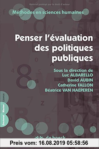 Gebr. - Penser l'évaluation des politiques publiques