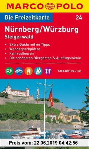 Gebr. - MARCO POLO Freizeitkarte Nürnberg, Würzburg, Steigerwald 1:100.000