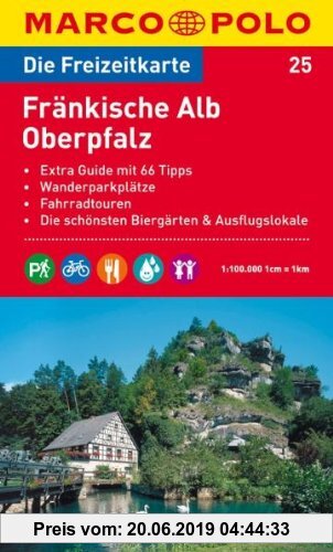 Gebr. - MARCO POLO Freizeitkarte Fränkische Alb, Oberpfalz 1:100.000