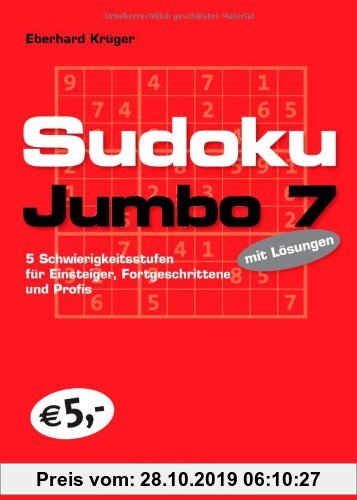 Gebr. - Sudokujumbo 7: 5 Schwierigkeitsstufen - für Einsteiger, Fortgeschrittene und Profis