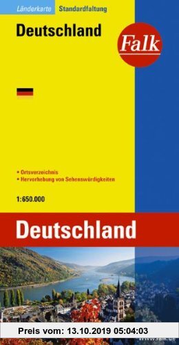 Gebr. - Falk Länderkarte Deutschland 1:650 000