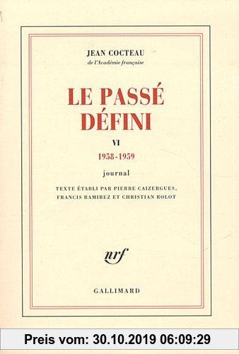 Gebr. - Le passé défini : Tome 6, journal 1958-1959