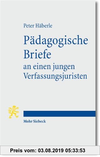 Gebr. - Pädagogische Briefe an einen jungen Verfassungsjuristen