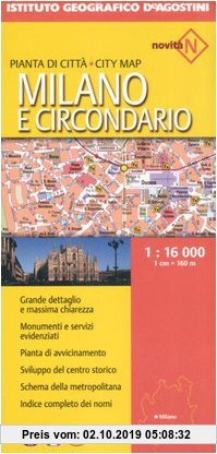 Gebr. - Milano e circondario 1:16 000. Ediz. multilingue