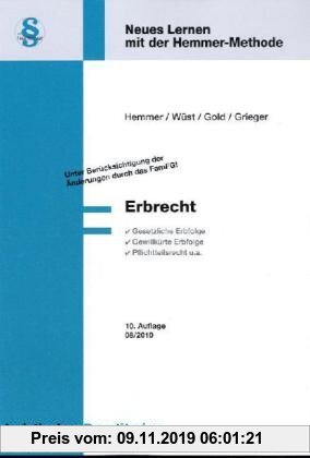 Gebr. - Erbrecht: Gesetzliche Erbfolge. Gewillkürte Erbfolge. Pflichtteilsrecht u.a