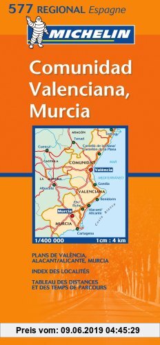 Gebr. - Comunidad, Valenciana, Murcia (Michelin Regional Maps)