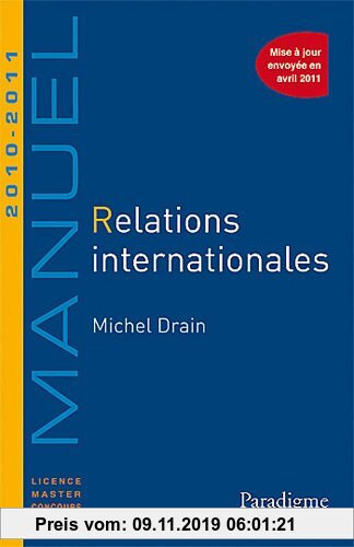 Gebr. - Relations internationales 2010-2011