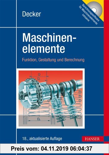 Gebr. - Decker Maschinenelemente: Funktion, Gestaltung und Berechnung