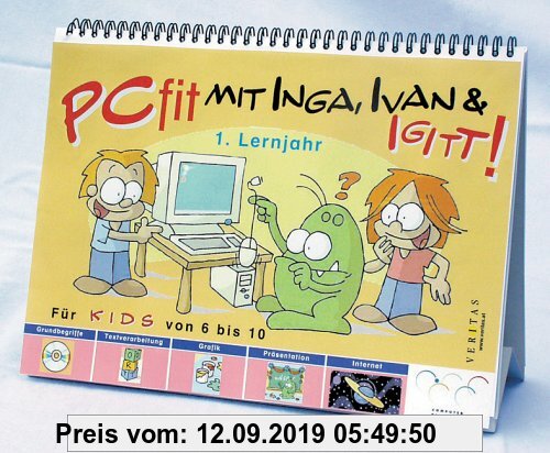 Gebr. - PCfit mit Inga, Ivan und Igitt!: 1. Lernjahr, für KIDS ab 6 Jahren