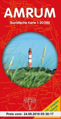 Gebr. - Amrum - Touristische Karte: Landkarte auf Luftbildbasis mit Ortsplänen und Inselbeschreibung. 1:20000