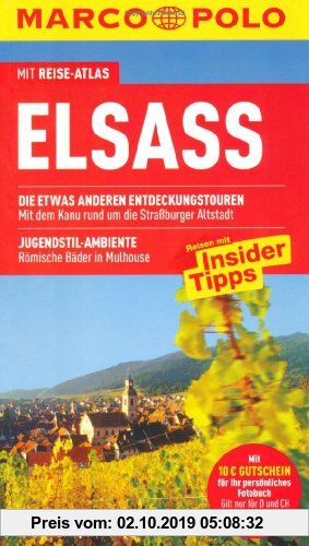 Gebr. - MARCO POLO Reiseführer Elsass: Reisen mit Insider-Tipps. Mit Sprachführer Französisch