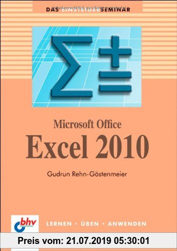 Gebr. - Microsoft Office Excel 2010 (bhv Einsteigerseminar)