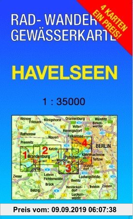 Gebr. - Rad-, Wander- und Gewässerkarten-Set: Havelseen: Mit den Karten: Havelseen 1: Brandenburg/Havel, Havelseen 2: Beetzsee - Ketzin, Havelseen 3: