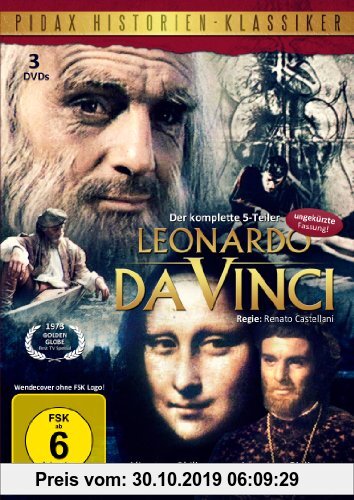 Gebr. - Pidax Historien-Klassiker: Leonardo da Vinci - der ungekürzte preisgekrönte 5-Teiler [3 DVDs]