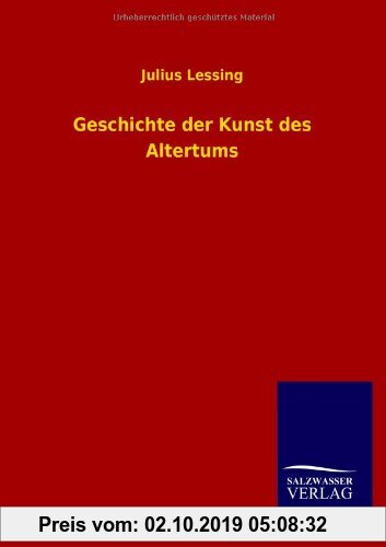 Gebr. - Geschichte der Kunst des Altertums
