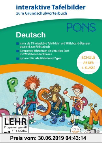 Gebr. - PONS interaktive Tafelbilder zum Grundschulwörterbuch Deutsch