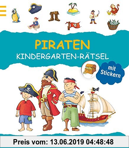 Gebr. - Kindergarten-Rätsel Piraten