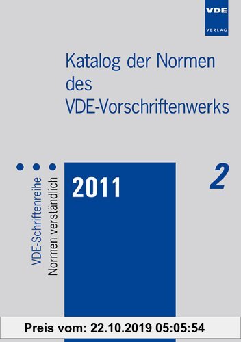 Gebr. - Katalog der Normen des VDE-Vorschriftenwerks 2011