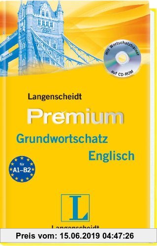 Gebr. - Langenscheidt Premium-Grundwortschatz Englisch - Buch mit CD-ROM: Englisch - Deutsch