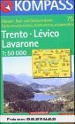 Gebr. - Carte touristique : Trento - Levico - Lavarone
