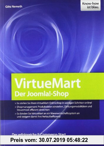 Gebr. - Virtuemart - der Joomla!-Shop: Den eigenen VirtueMart-Shop online stellen, Produktdaten und Zahlungsmodalitäten einrichten, VirtueMart an ein