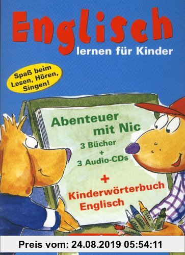 Gebr. - Berlitz Englisch lernen für Kinder: Abenteuer mit Nic. 3 Bücher und 3 Audio-CDs. Kinderwörterbuch Englisch. Spaß beim Lesen, Hören, Singen!