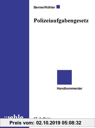 Polizeiaufgabengesetz: Handkommentar