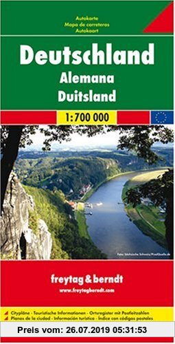 Gebr. - Freytag Berndt Karten, Europaserie, Deutschland 1:700 000(Europa)