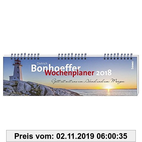 Gebr. - Dietrich Bonhoeffer - Wochenplaner 2018